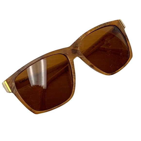 Vintage Catherine Deneuve CD 005 Brown Shield Shape Sunglasses - Picture 10 of 10